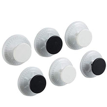 TAILI Ganci Portasciugamani, Cappotto Gancio con Ventosa Riutilizzabili Impermeabile Appendiabiti Ganci a Parete Porta Accappatoio Asciugamano per Cucina Bagno Senza Forare, 6 Pezzi Bianco e Nero