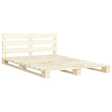 SKM Giroletto in Pallet di Legno Massello di Pino 180x200 cm (43.9kg)