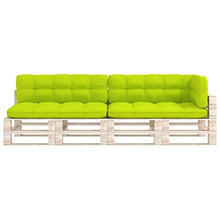 vidaXL Cuscini per Divano Pallet 5 pz Verde Brillante