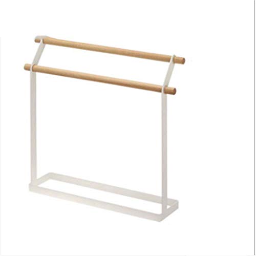 Porta Asciugamani, Porta Tavolo in Ferro Battuto, Porta Asciugamani da Bagno, Porta Asciugamani da Cucina, Ferro Battuto + Acciaio Inossidabile 345 (L) * 80 (D) * 310 (H) Mm