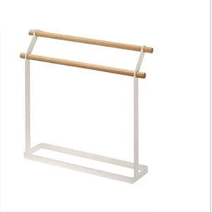 Porta Asciugamani, Porta Tavolo in Ferro Battuto, Porta Asciugamani da Bagno, Porta Asciugamani da Cucina, Ferro Battuto + Acciaio Inossidabile 345 (L) * 80 (D) * 310 (H) Mm