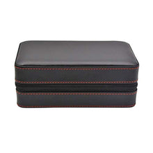 NIHAOA Accessori del Sigaro Pelle corrosione Caso Cigar Humidor Viaggi, Legno di Cedro Foderato con umidificatore e Rimovibile vassoi, Portable Light Weight Cigar Box Gift Set Buon apporto di umidità
