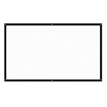 OverTop - Schermo di proiezione Diagonale da 177,8 cm, Pieghevole, Home Theater per proiezione a Parete, per Interni ed Esterni