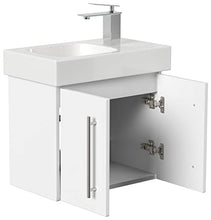 emotion ICONXS53CMRECHTS000101DE - Lavabo con mobiletto, 53 x 41 x 29,6 cm, Colore: Bianco Lucido