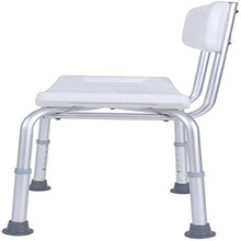 Sgabello da bagno Doccia / vasca da bagno Sgabelli lega di alluminio doccia Sedile Sgabello for / disabili Anti-Slip Anziani Mats doccia sedia regolabile in altezza con schienale 5 e manico Bagno Sedi