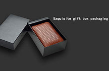 DPLQX Humidor per sigari ammezzati, sigari armadi con igrometro e umidificatore Finestra di Vetro Trasparente Legno Cedro Durevole Viaggi e trasporti,Black_205x130x70mm/8x5x3in
