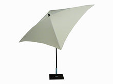 Maffei Art 136q Kronos ombrellone Quadrato cm 200x200, Tessuto PolyMa, Made in Italy. Colore Bianco