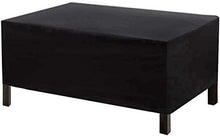 CLJ LWY Nero Impermeabile Protezione UV Set di mobili da Giardino per Esterni Copritavolo Rettangolare per Patio 242x162x100cm
