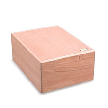 Portasigarettes-humidor sigaris-humidor sigari Scatola di sigari in legno massello Scatola di sigari idratante Sigaro Scatola di umidità costante Umidità Spagna Legno di cedro Nessuna vernice Nessun c