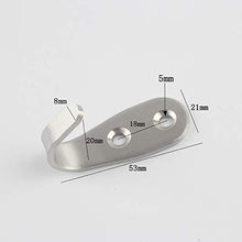 Set da 6 Ganci per Cappotto, Acciaio Inox Spazzolato, Appendiabiti da Parete Decorativi a Forma di J per Appendere Cappotti, Sciarpe, Borse, Borse, Zaini, Asciugamani e Altro, Carico 35 kg