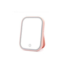 LXRZLS Specchio per vestirsi Leggero da tavolino con Luce per Il Sonno Specchio per Il parcheggio Portatile a Forma di Specchio Femminile
