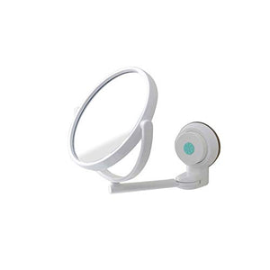 MMWYC Specchio Pieghevole a Ventosa Specchio da Parete for Appendere Il Bagno Specchio for Trucco Regolabile for Specchio Rimovibile