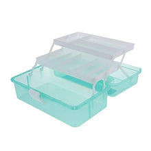 Dailymall Cassetta Portautensili A Tre Strati per Cassetta degli Attrezzi per La Casa - Verde, 315x170x145mm