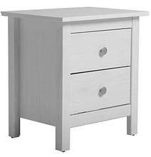 VS Venta-stock Comodino Betty con 2 cassetti Bianco