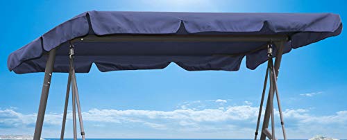 Quick-Star - Copertura Universale per Dondolo a 3 posti, Colore: Blu