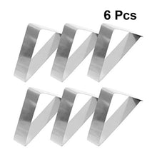 DOITOOL - 16 mollette decorative per tovaglia, 5 cm, in acciaio inox, supporto per tavolo da picnic, ideale per picnic, matrimoni, feste