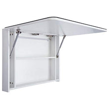 Tidyard Armadietto Bagno con Specchio e LED 80x11x55 cm