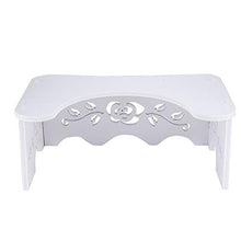 DFGH Sgabello da Toilette Bianco Accovacciata Sgabello da Bagno Bagno Squat Sgabello da Bagno da 7 Pollici