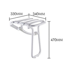 Sgabelli Mobili da Bagno Bagno Bagno Appeso A Parete Pieghevole Bagno di Sicurezza Doccia Poltrona Bracciolo Acciaio Inossidabile Sicuro E Durevole Peso del Cuscinetto 100kg