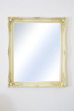MirrorOutlet 0,6 m x 1 FT8 61 cm x 51 cm bianco antico shabby chic specchio da parete con cornice