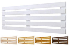 Testiera in legno massello mod. Roma, per letti da 80, 90, 110, 135, 150 cm, accessori inclusi