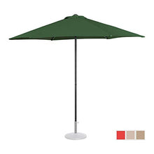 Uniprodo Ombrellone da Esterno Grande Ombrello da Giardino Uni_Umbrella_MR270GR (Verde, Esagonale, Ø 270 cm)