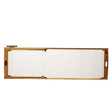 Outsunny Sdraio da Giardino con Schienale Regolabile con Ruote Balcone in Legno di Acacia 198x60x88/80/69/45cm