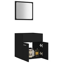 vidaXL Set Mobili da Bagno 2 pz Grigio Lucido in Truciolato