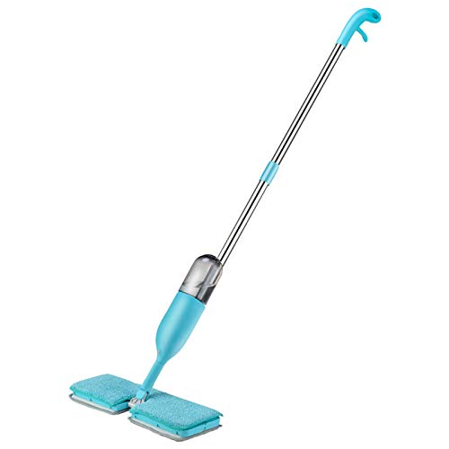 SSAYY Spray Mop Mop A Spruzzo d'Acqua A Doppia Faccia Lavabile A Mano Panno in Microfibra Gratuito Scopa per Pavimenti in Ceramica Straccio A Secco per Pulizia Domestica