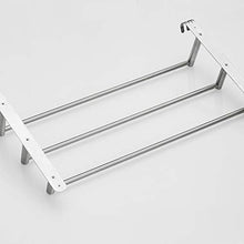 Xiaoli Bagno Portasciugamani Moderna Tre Bar portasciugamani 304 in Acciaio Inox Bagno Portasciugamani Parete Bagno Supporto del tovagliolo con Ganci Porta Asciugamani (Dimensione : 50cm)