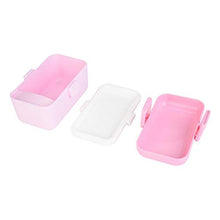 SALUTUYA Scatola portaoggetti, sicura e Non tossica, la Scatola per Alimenti complementare per Neonati può Essere utilizzata nel Frigorifero e nel microonde,(Pink)