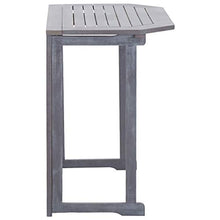 Festnight Tavolo da Balcone per Balconi e Terrazzi Pieghevole Tavolino Consolle 120x70x74cm in Massello di Acacia