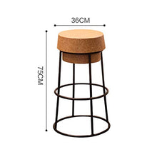 ZWJ-Sgabelli da Bar Sgabelli da Bar,Sedia Bancone Cucina Colazione con Seduta Imbottita, più Comoda (Color : Black)