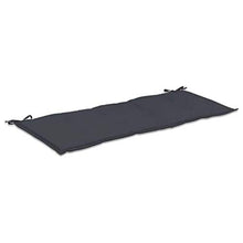 vidaXL Cuscino per Panca da Giardino Rosso 120x50x3 cm Panchina Sedia Esterno