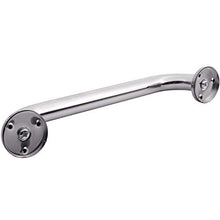 Binchil - Maniglia per vasca da bagno, in acciaio inox, con supporto per doccia, 30 cm