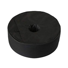 Borsa per ombrellone, Supporto per ombrellone Rinforzato Antivento Rotondo Base per Sacco per Sabbia riempibile Resistente Ombrellone per Sacco per Pesi, per ombrellone da Spiaggia per Esterno | Nero
