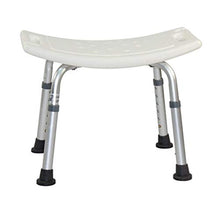 LXLAMP Sgabello per Vasca ergonomico da Doccia Grande Ventosa Sgabello da Doccia Sedia da Doccia Sedile for Doccia Rettangolo Regolabile in Altezza in Alluminio E Plastica (Color : A)