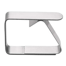 Tamkyo Clip per Tovaglia nel Acciaio Inossidabile da 12 Pezzi, Clip per Morsetto Regolabile Antiscivolo per Tavoli da Picnic