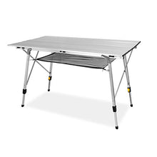 ZKK Tavolo Pieghevole, Lega di Alluminio in Lega di Alluminio in Lega di Alluminio Tavolo Pieghevole per Tavolo da Picnic Portatile da Esterno Tavolo da Pranzo Semplice (Color : White)