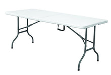 Expand - Tavolo con apertura a ribalta, in plastica, 183 x 76 cm, colore: bianco