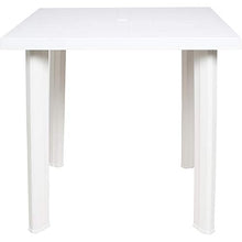 Dmora Tavolo componibile Rettangolare, Made in Italy, 80 x 75 x 72 cm, Color Bianco
