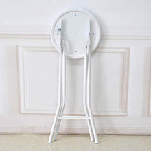 Sgabello Pieghevole Portatile,Struttura in Metallo per Sgabello da Bar Leggero, per Bagno da Campeggio da Giardino da Cucina per Adulti (Altezza Seduta: 49 cm / 63 cm)