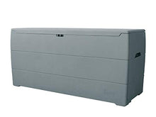 Duramax Cassapanca in PVC, grande capienza, ideale per interni ed esterni, grigio, taglia unica