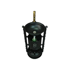 F-HOME Lavabo, Lavabo in Ferro Stile Hotel Art Hotel in Stile Industriale Lavandino Bar Ristorante (Colore : Nero)