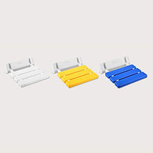 NYDZDM Sedile Pieghevole da Bagno, Sgabello da Parete per Doccia, Sedia da Parete Antinfortunistica, Sgabello da Bagno (Color : Blue)