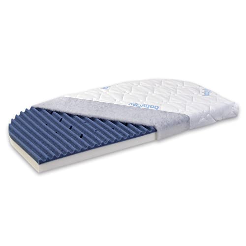 babybay Mattress Medicott Angelwave Suitable for Model Maxi, BoXSpring And Comfort Plus, Bianco, passend für Modell und