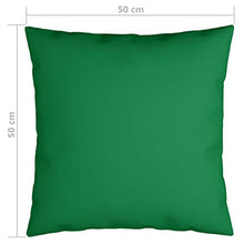 Buyounger Cuscini Decorativi 4 pz Verdi 50x50 cm in Tessuto