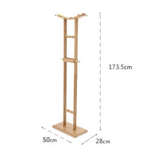 LIPENLI Armadio Semplice Armadio in Legno massello Armadio Facile da Appendere su Un Terreno Sciolto (Color Legno)