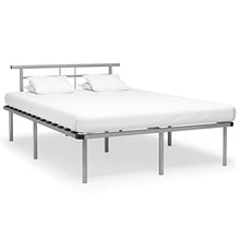 vidaXL Giroletto Grigio in Metallo 140x200 cm