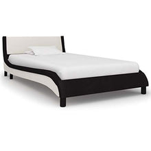 SKM Giroletto Nero e Bianco in Similpelle 90x200 cm (29.05kg) Nero-0342